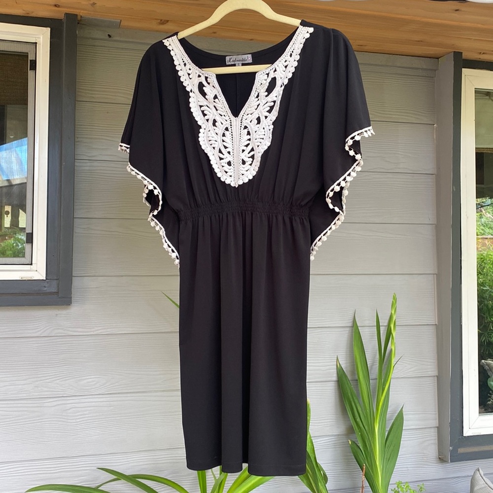 Black and white dress